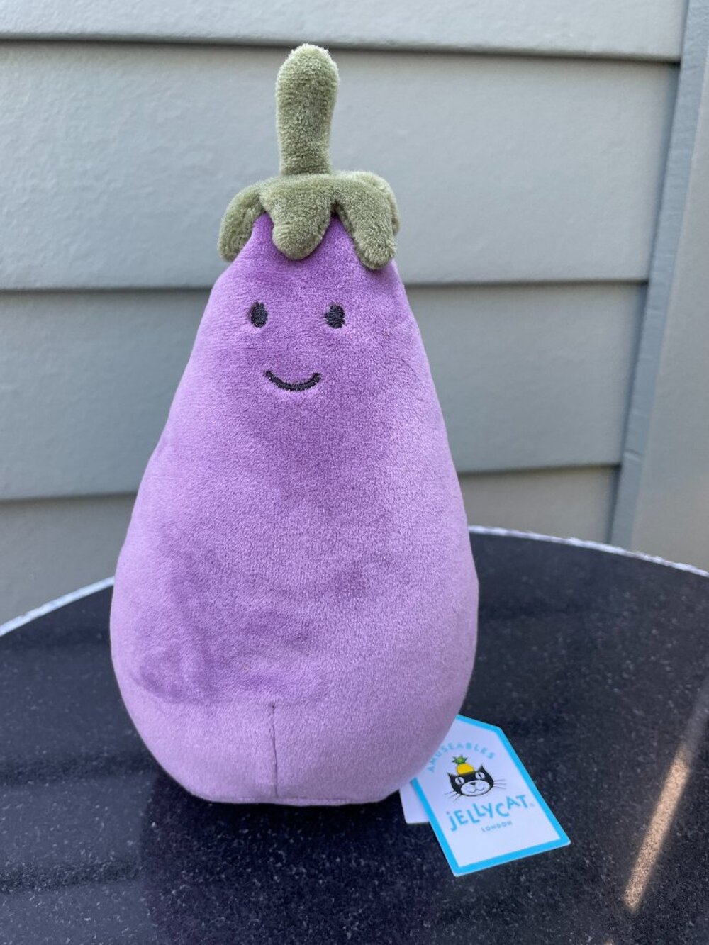 Jellycat Amuseables Eggplant Plush 7" New With Tags Retired London